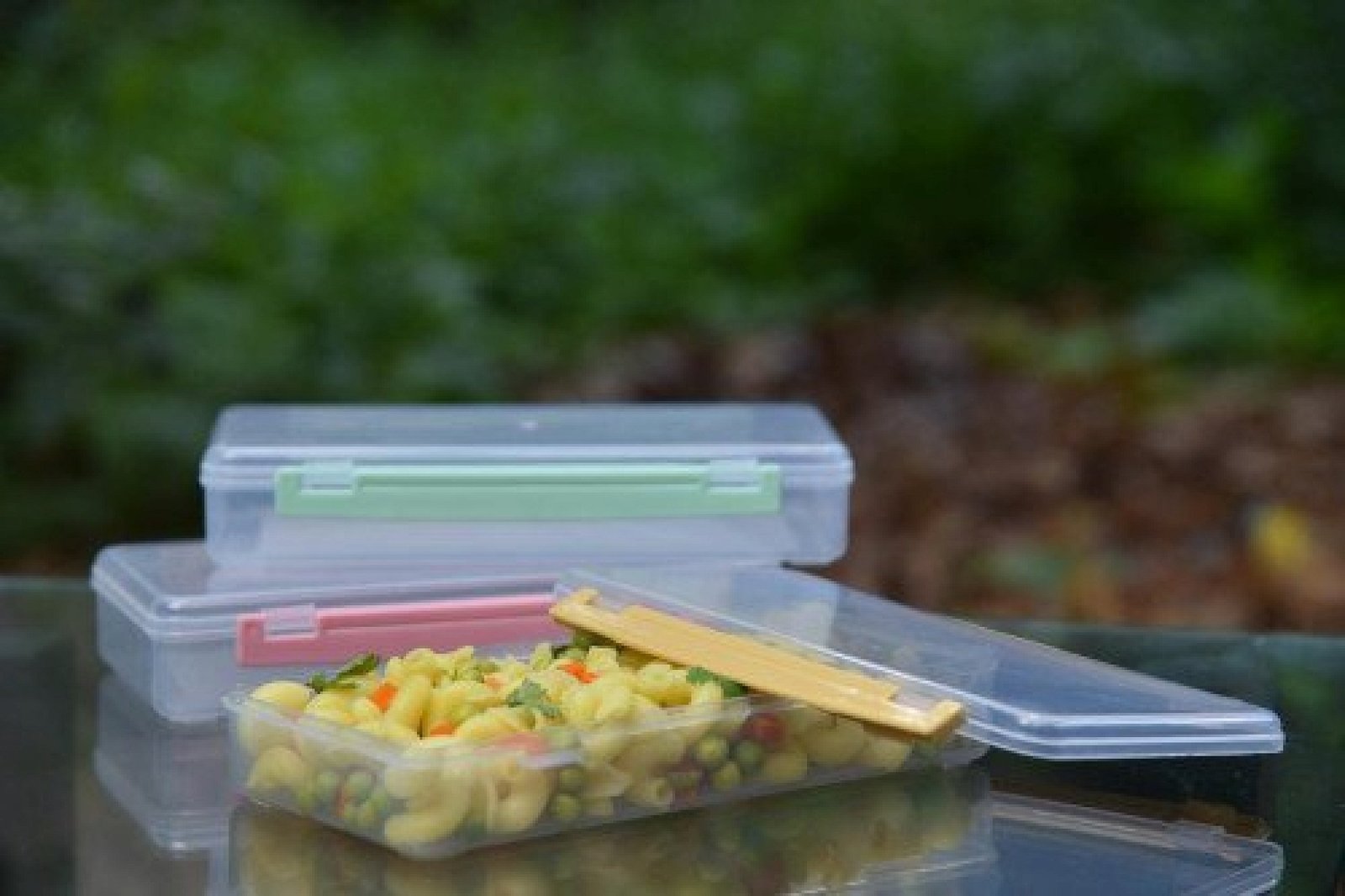 1 Grid Airtight Freezer Box With Lid & Lock | Clear Storage Box | Frozen Food Fruit Organizer