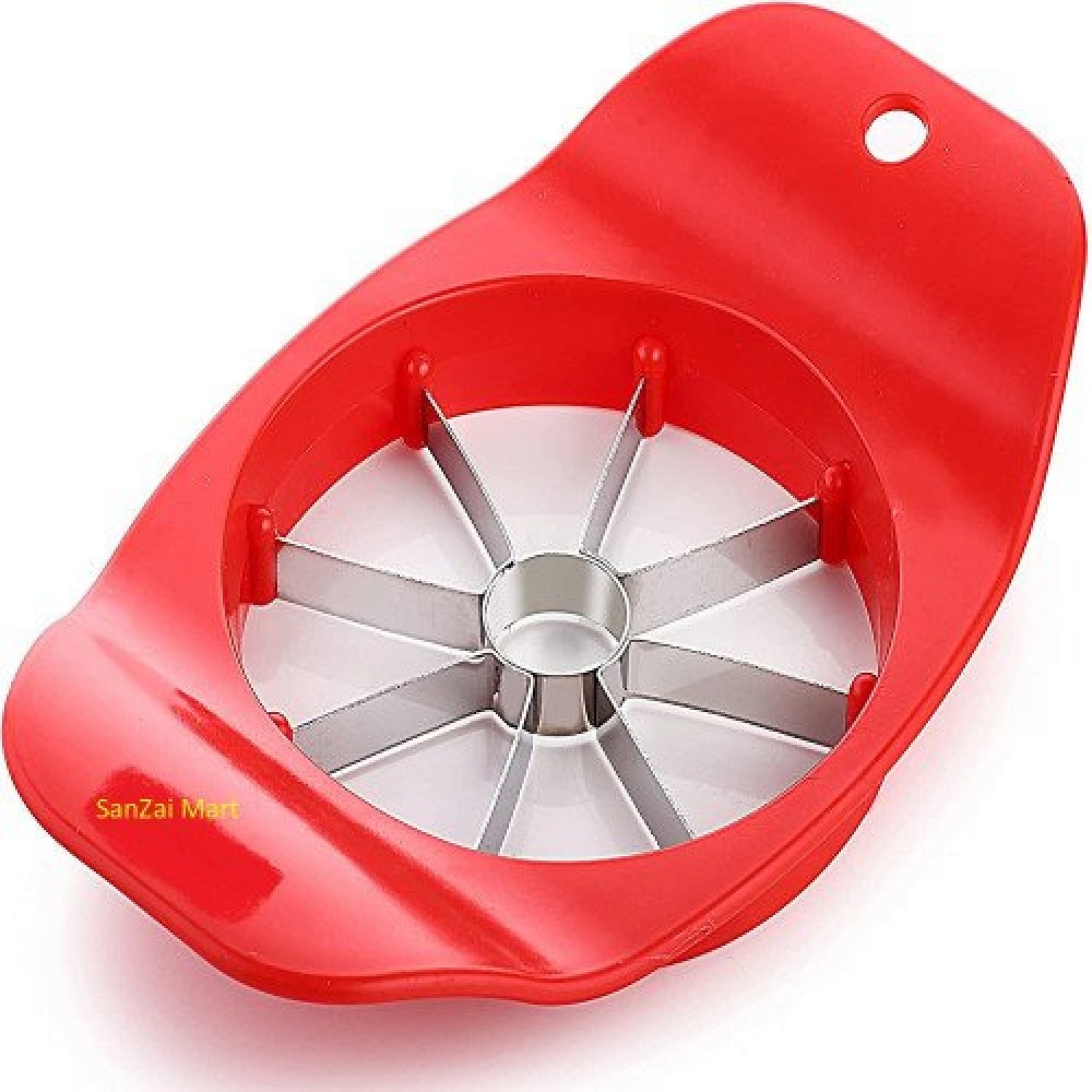 Apple Cutter Stainless Steel Blades With High Grade Food Plastic Peeler Slicer Corer Random Color