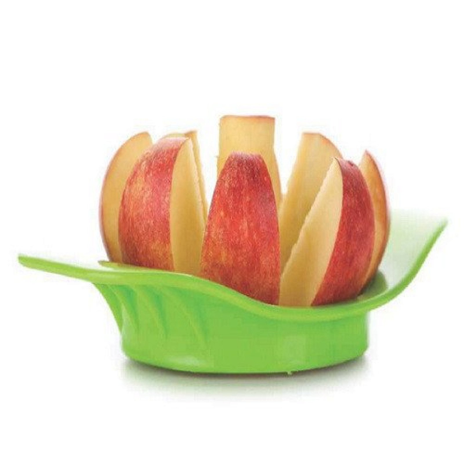 Apple Cutter Stainless Steel Blades With High Grade Food Plastic Peeler Slicer Corer Random Color